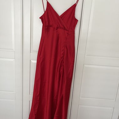 Red Satin Dress – new with tag