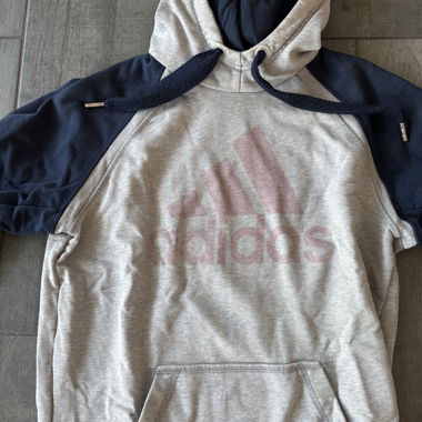 Felpa Adidas grigio/navy