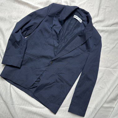 Bershka Blazer navy gestreift