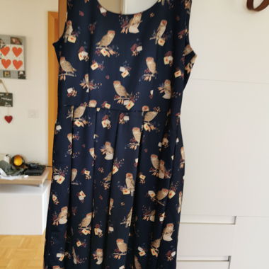 Dolly Dotty Rockabilly Kleid Mit Eulen Muster