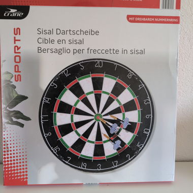 Dartboard in sisal Crane