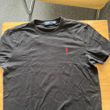 Polo Ralph Lauren T-Shirt Schwarz mit rotem Logo