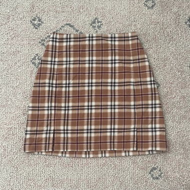 Jupe Mini à Carreaux Brandy Melville