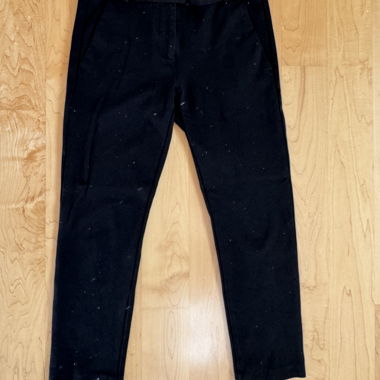 Black slim dress pants