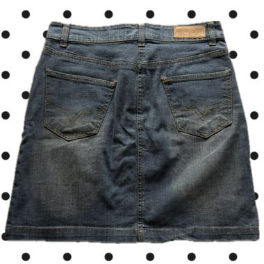Vintage denim skirt