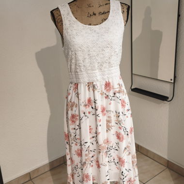 White Floral Lace Dress