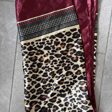Leopard Cloak in Bordeaux