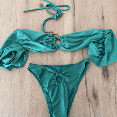 Ensemble de bikini vert
