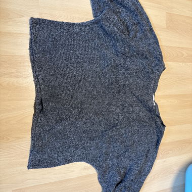 Pull chiné gris