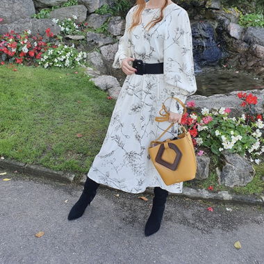 Robe noir et blanc