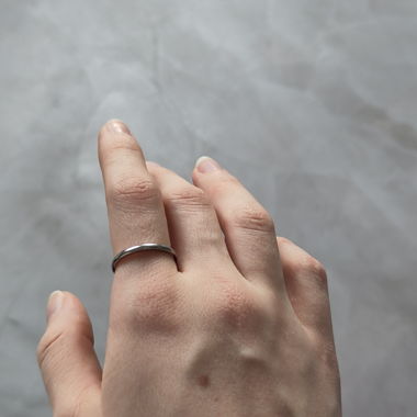 Bague argentée 