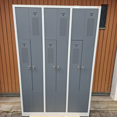 Metallschrank / Spind - 6 Abteile