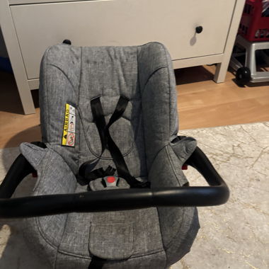 Seggiolino auto bimbo grigio abc 