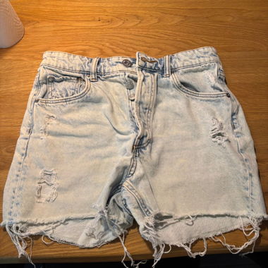 Light Wash Denim Shorts