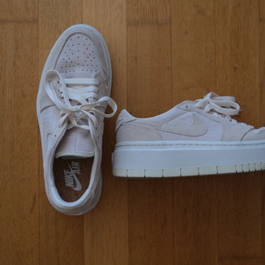 Beige / weisse Sneakers - Nike Air