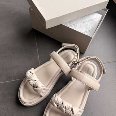 Kennel & Schmenger beige platform sandals