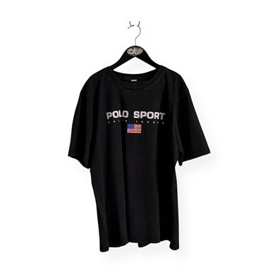 T-shirt Polo Sport noir