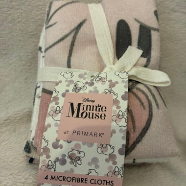 Lot de 4 Chiffons en microfibre Minnie Mouse