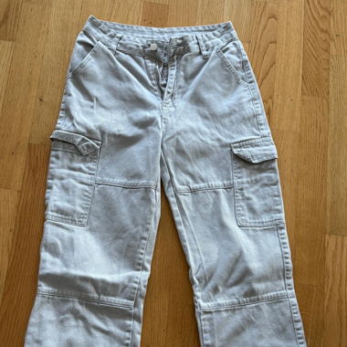 Pantalon cargo gris 