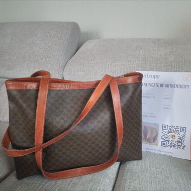 Vintage CELINE Macadam Tote Bag- inkl Zertifikat