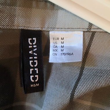 Blusa a quadri H&M, Taglia M