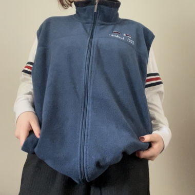 vintage fleece vest