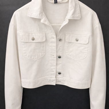 White Denim Jacket
