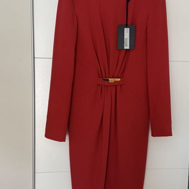 Red-Orange Roberto Cavalli Dress
