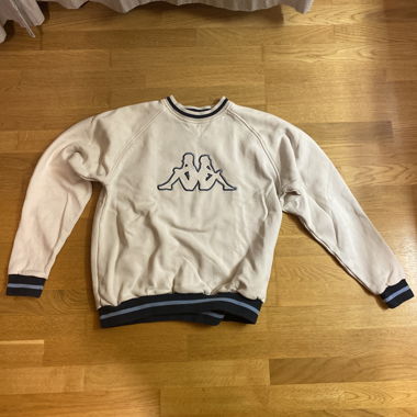 Kappa Sweatshirt creme mit Logo
