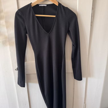 Abito bodycon a maniche lunghe