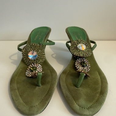 Sandales vertes pour femmes