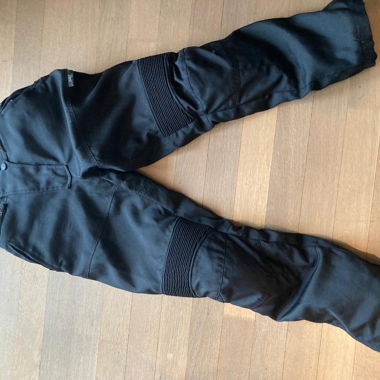Black Motorcycle Pants