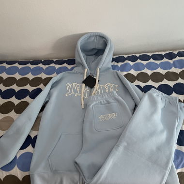 Blue hoodie and jogger set