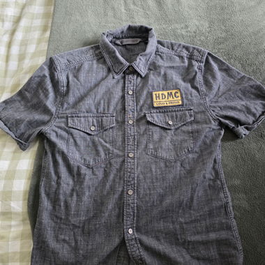Chemise grise manches courtes HDMC M
