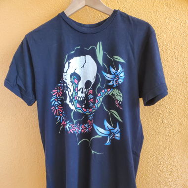 Tshirt Altamont Skull Snake Flowers