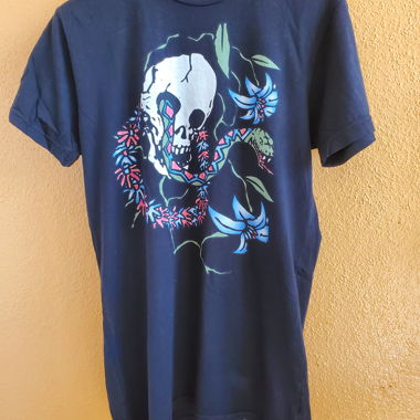 Tshirt Altamont Skull Snake Flowers