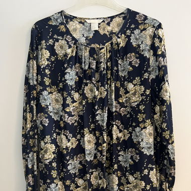 Bluse mit Blumenmuster