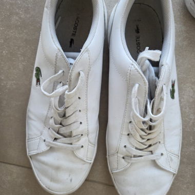 White Lacoste Sneakers