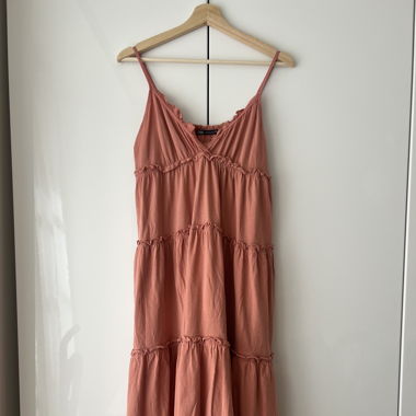Pink Zara cotton dress 