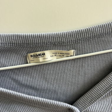 Cardigan in maglia a coste Pull&Bear