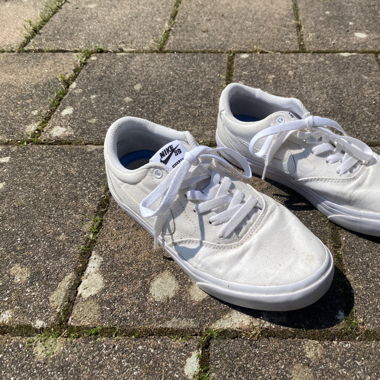 White Nike SB trainers 
