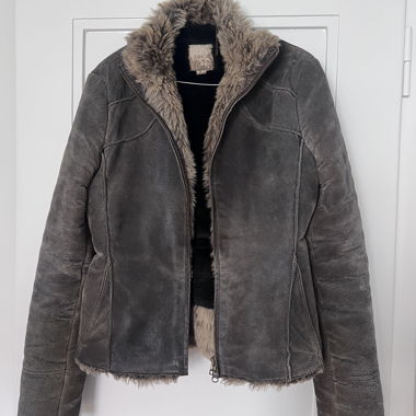 Mango Genuine Leather Jacket
