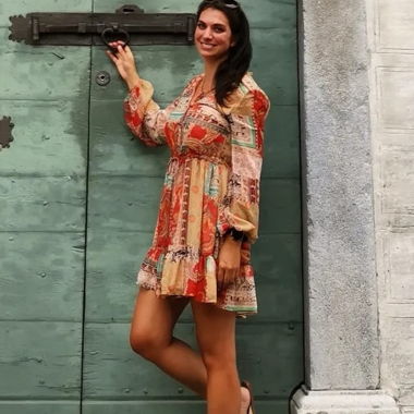 MNG Kleid mit Paisley-Print