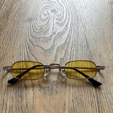 vintage yellow sunglasses