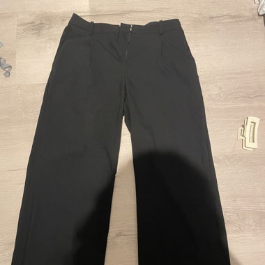 schwarze anzugshose baggy