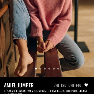 Rosa Amiel-Pullover