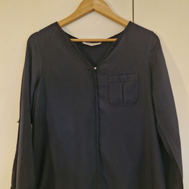 Schwarze Bluse