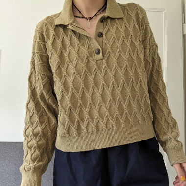 Pullover Khaki Gr. S