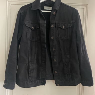 Jeansjacke schwarz