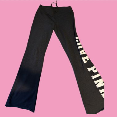 Vintage rose / baskets Victoria's Secret / pantalon évasé